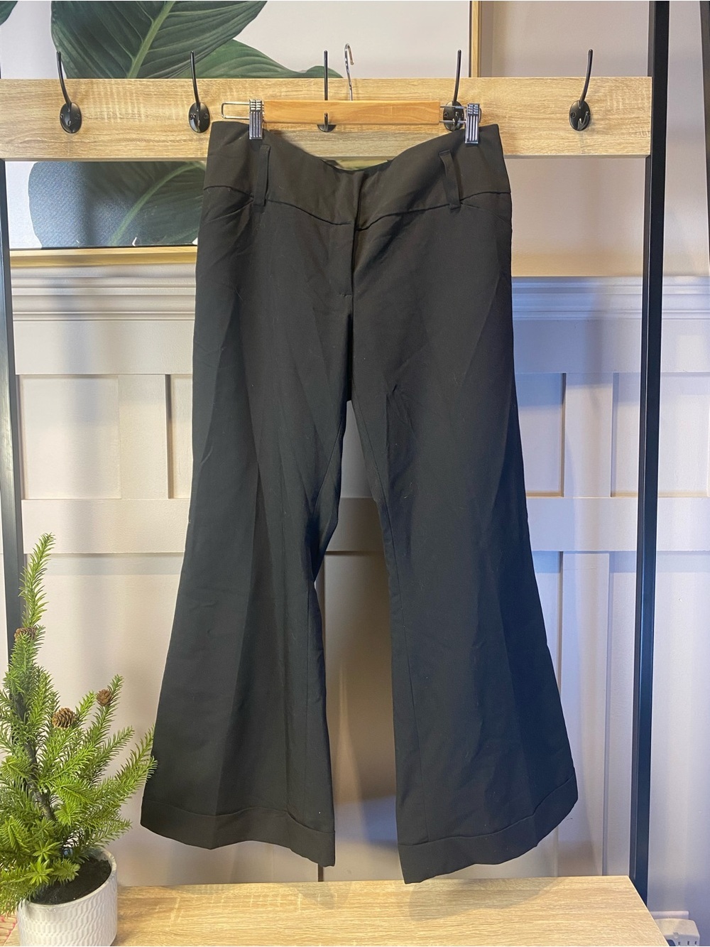 Smart Set Black Wide-Leg Dress Pants 12